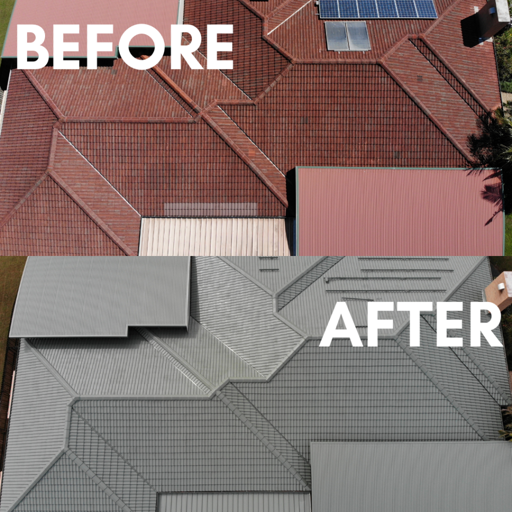 Roof restoration Woombye